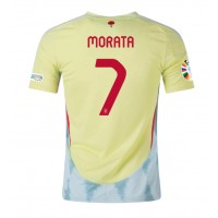 Dres Španielsko Alvaro Morata #7 Preč ME 2024 Krátky Rukáv